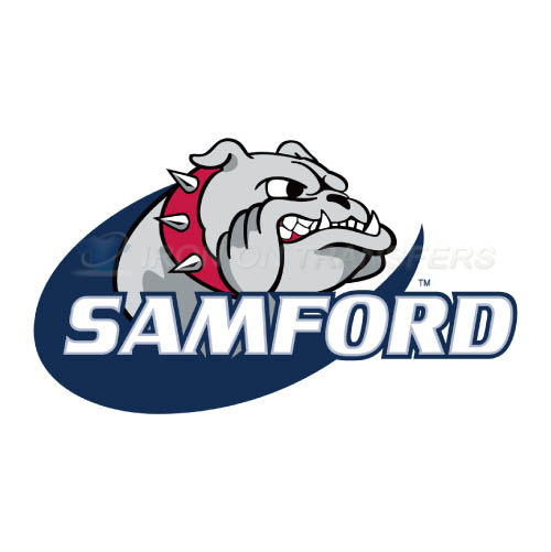 Samford Bulldogs Iron-on Stickers (Heat Transfers)NO.6092